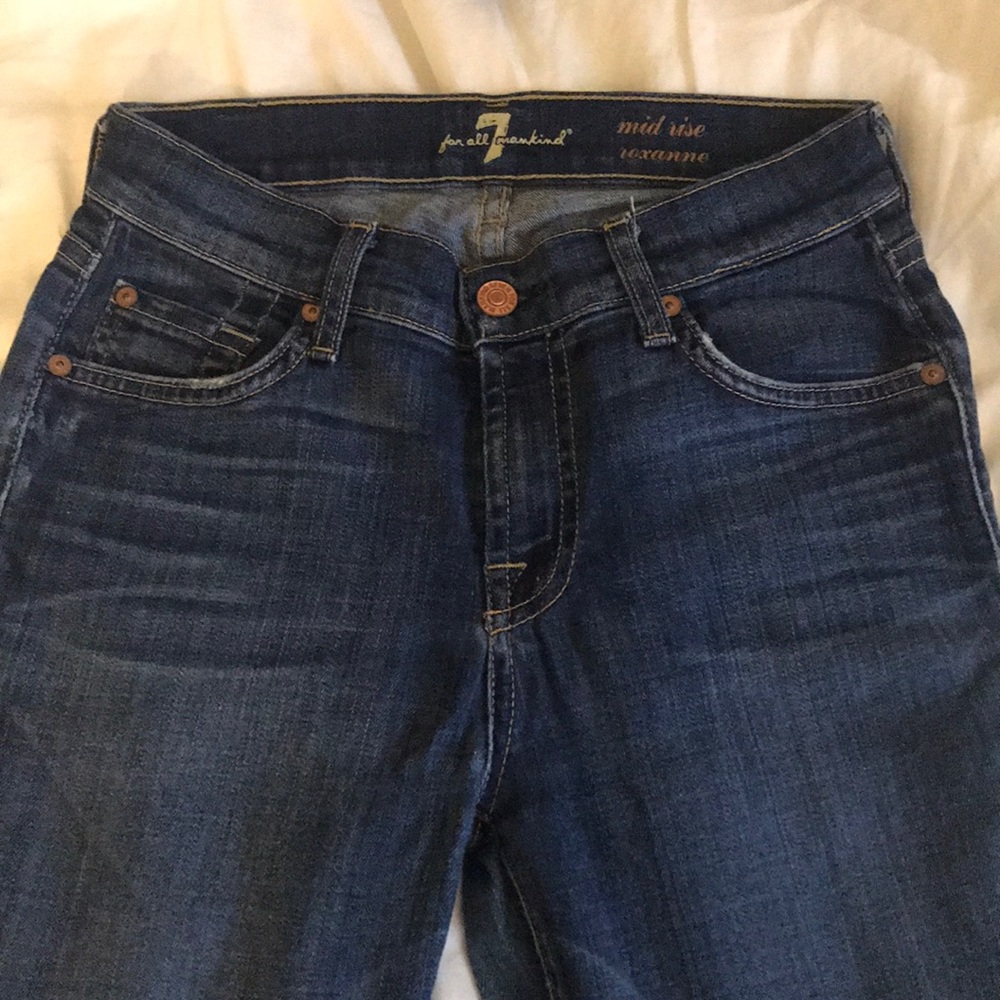7 for all mankind mid rise Roxanne jeans